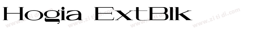 Hogia ExtBlk字体转换